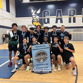 Le 2 octobre dernier, nos équipes ont brillé au Tournoi Franco de volleyball gars Jr et Sr à Ottawa